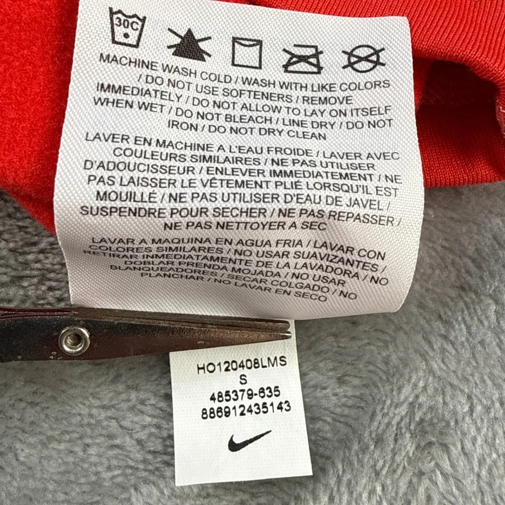 Nike Pullover Womens S Nike Pro Dri-FIT Red Half-Zip Thumbhole EUC